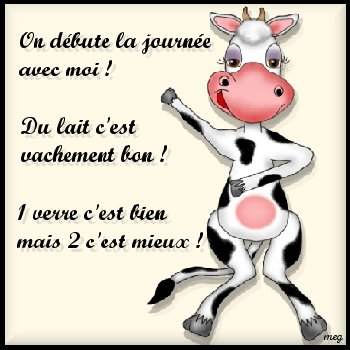Un bon verre de lait?