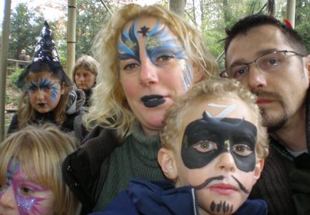 la famille au complet