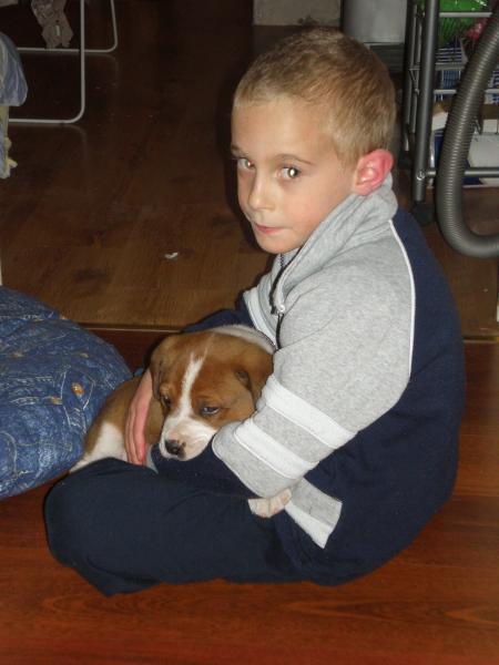 Jimmy avec wisky notre chien